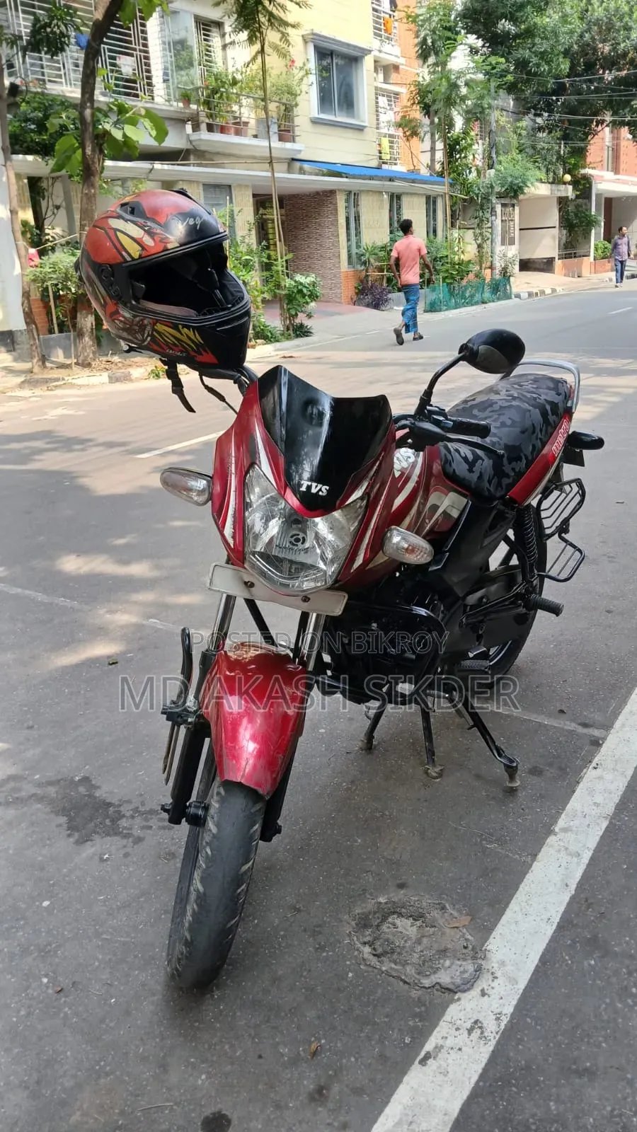 TVS Metro 2018 Red