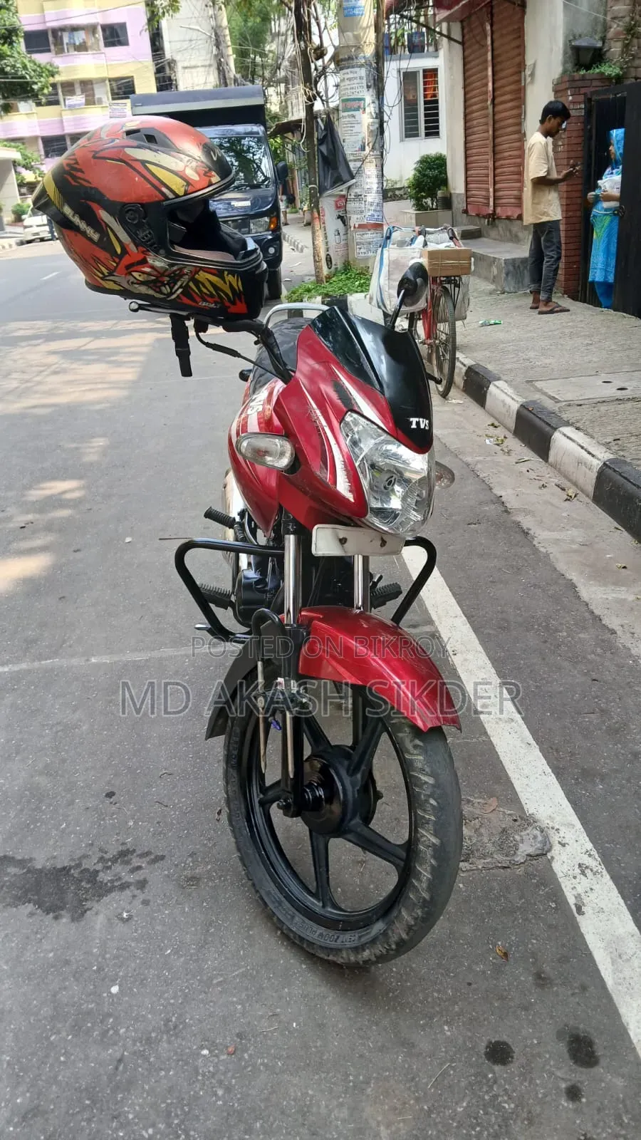 TVS Metro 2018 Red