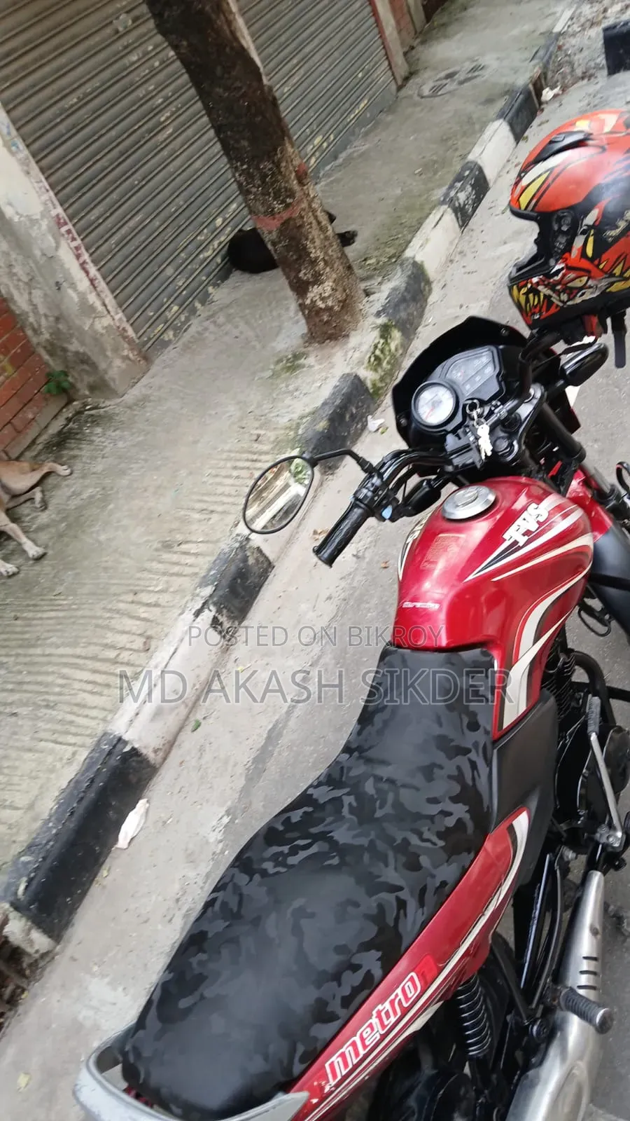 TVS Metro 2018 Red