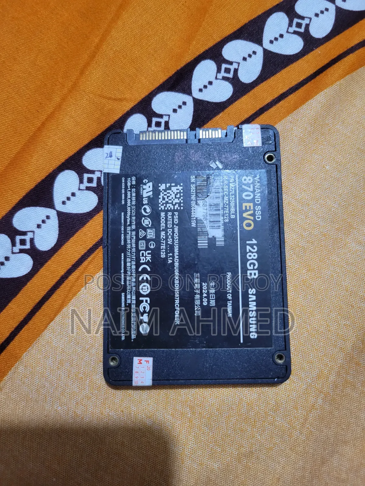 ১২৮ জিবি এসএসডি স্যামসাং