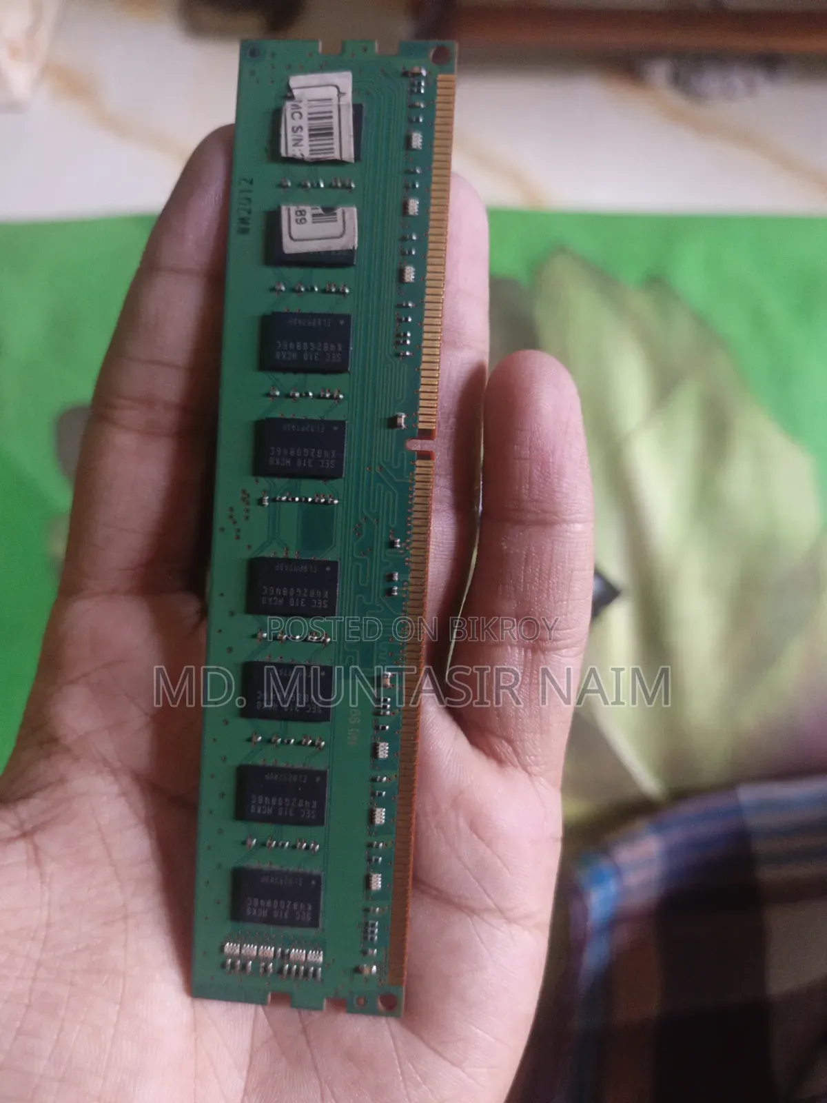 Ram 4 + 4 = 8 GB Full Fresh 100% and DDR3