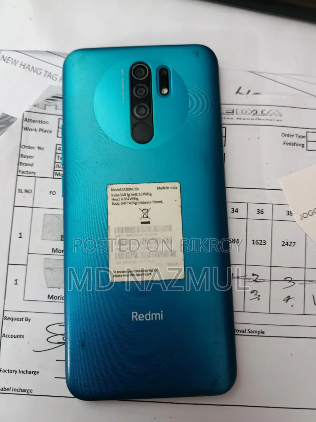Xiaomi Redmi 9 Prime 128 GB Blue