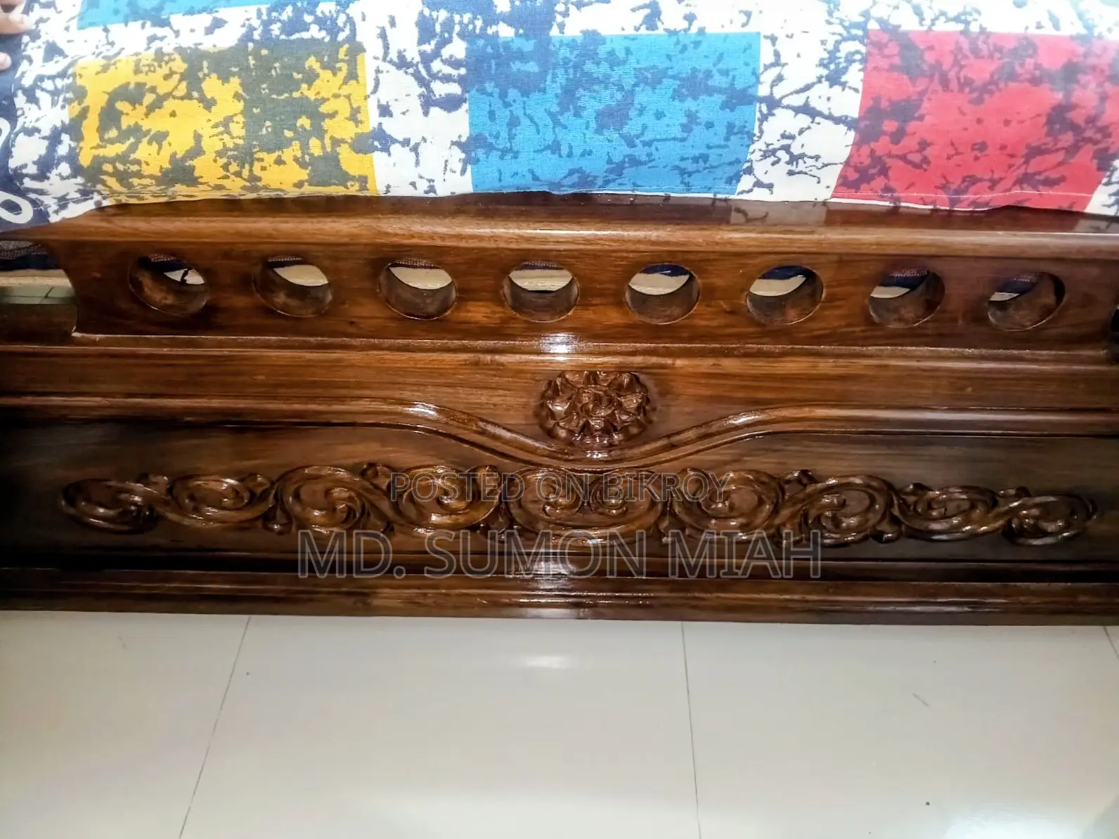 Original Shishu Wood Semi-Box Bed