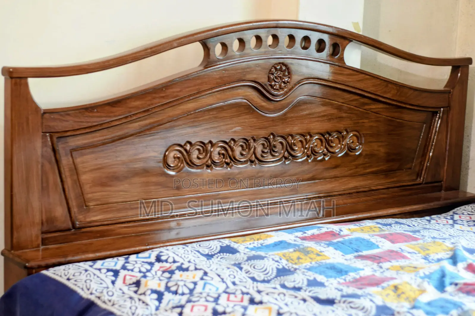 Original Shishu Wood Semi-Box Bed