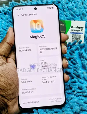 Honor 100 256 GB Black