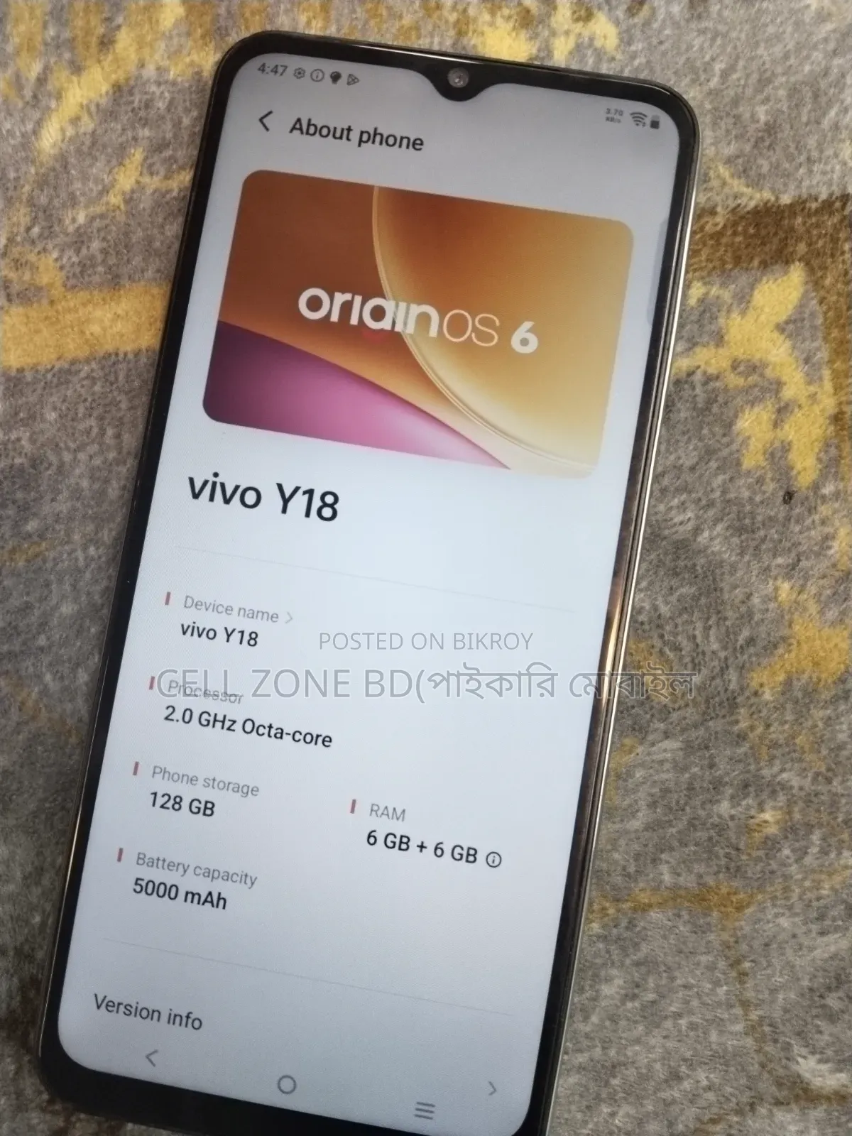 Vivo Y18 128 GB