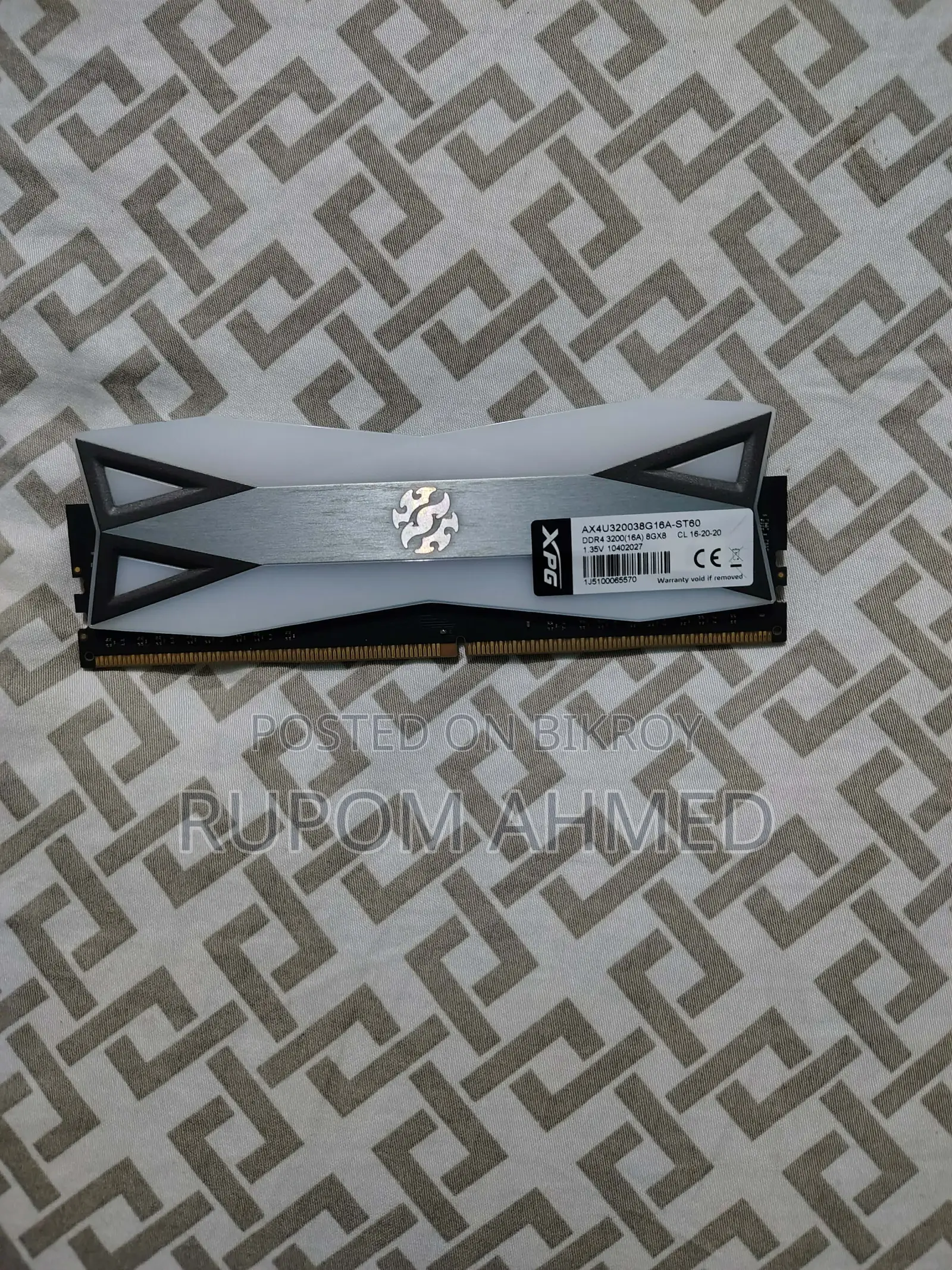 XPG DDR4 8GB RAM