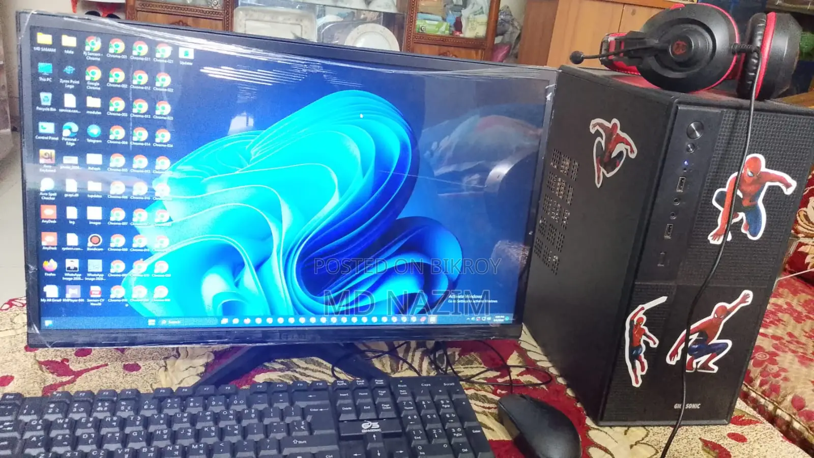 Desktop Computer Gigabyte GB-BSi3-6100 8GB Intel Core i3 SSD 128GB