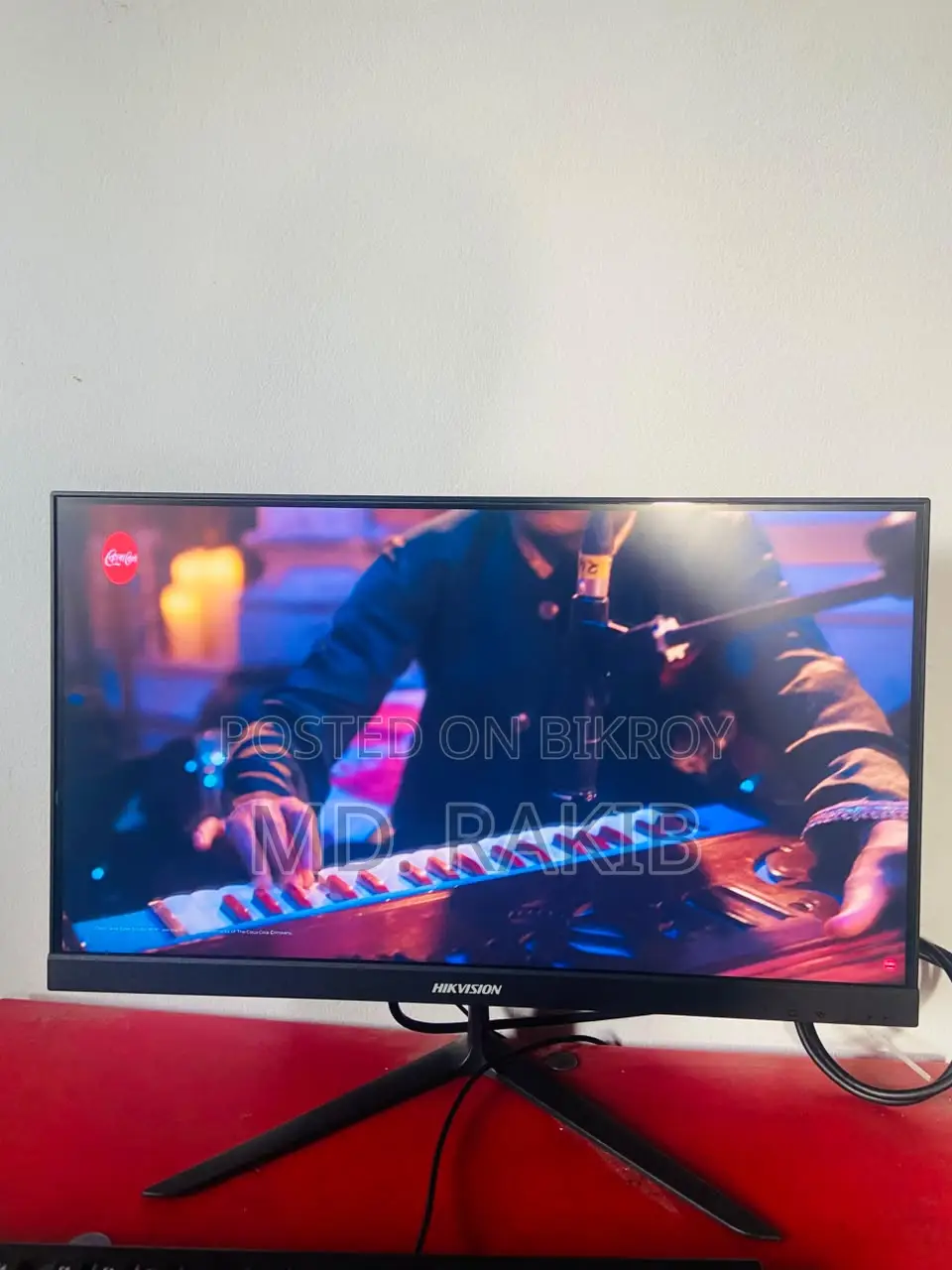 Hik Vision Monitor 22 Inch With Keyboard,Mouse (A4tech),Wifi Blutooth