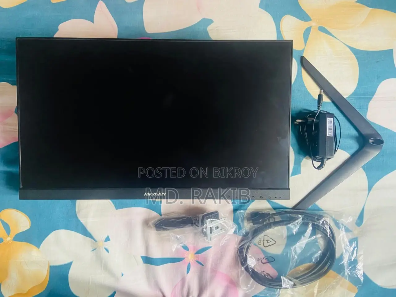 Hik Vision Monitor 22 Inch With Keyboard,Mouse (A4tech),Wifi Blutooth