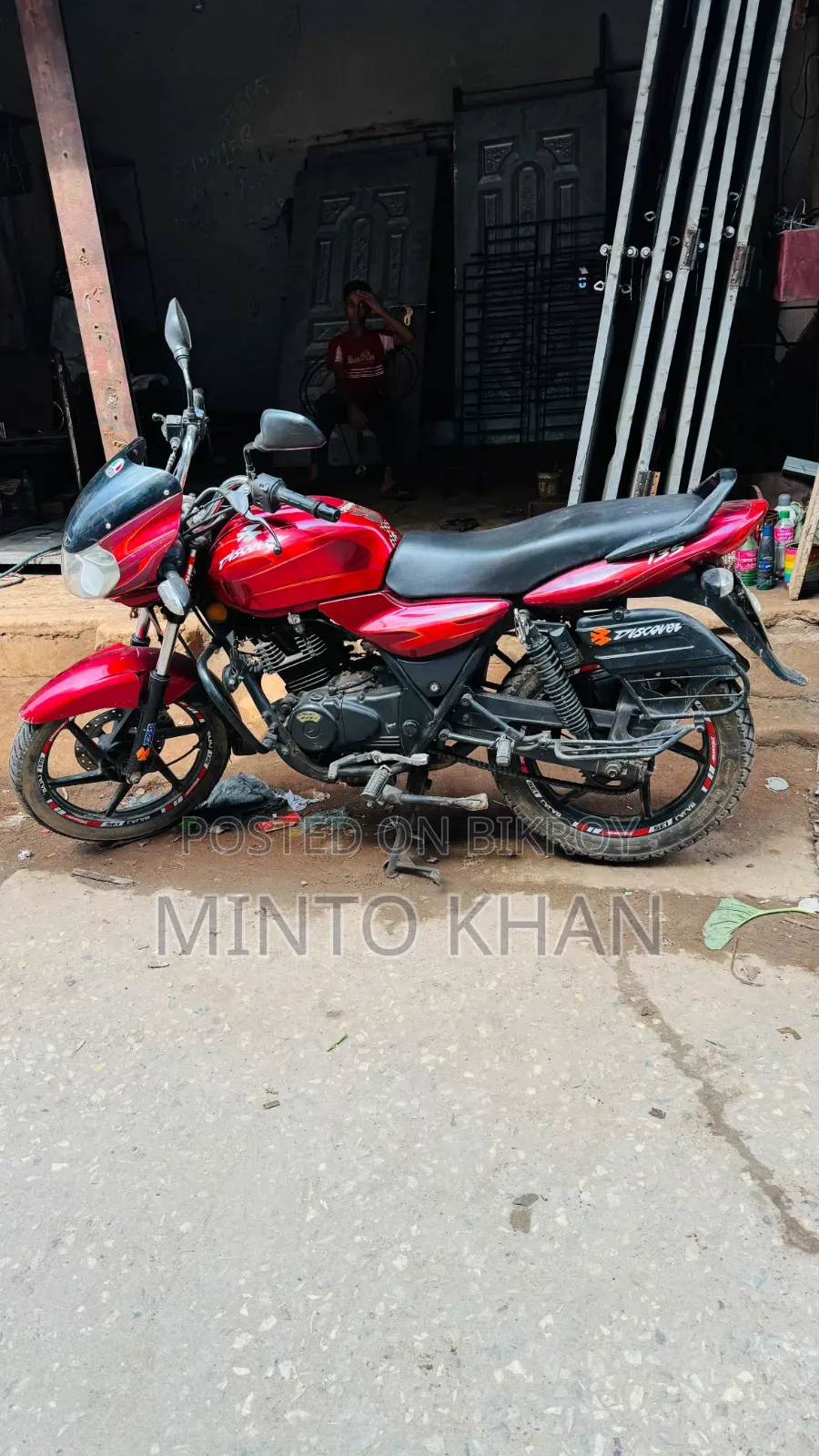 Bajaj Discover 135 2010 Red