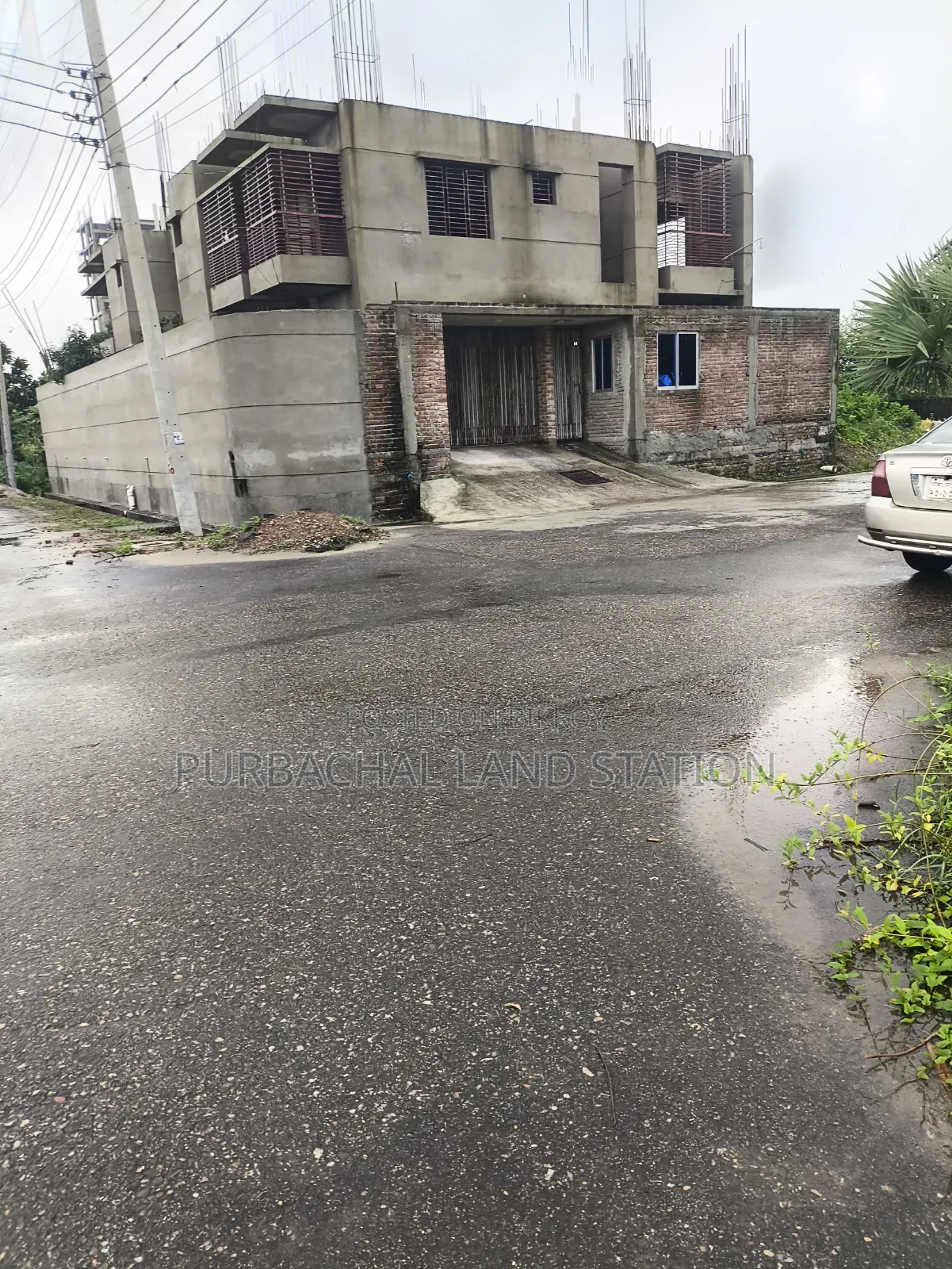 100 Ft 54ft Corner 5 Katha Plot Urgent Sale in Sector:25,Purbachal.