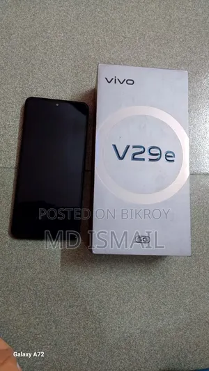 ভিভো ভি২৯ই ৫জি ২৫৬ জিবি ব্ল্যাক