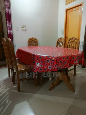 5 chairs and one large size dining table will be sold.