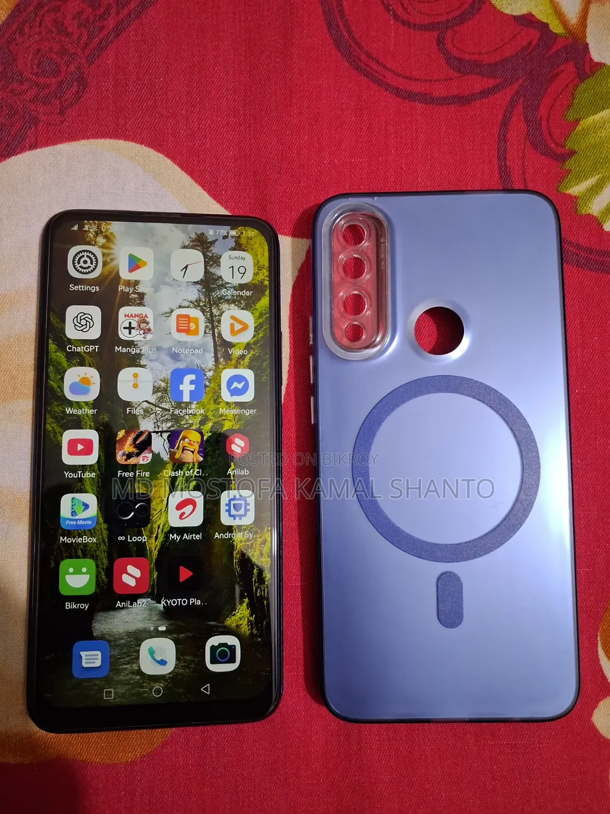 হুয়াওয়ে ওয়াই ৯ প্রাইম ২০১৯ ১২৮ জিবি ব্লু
