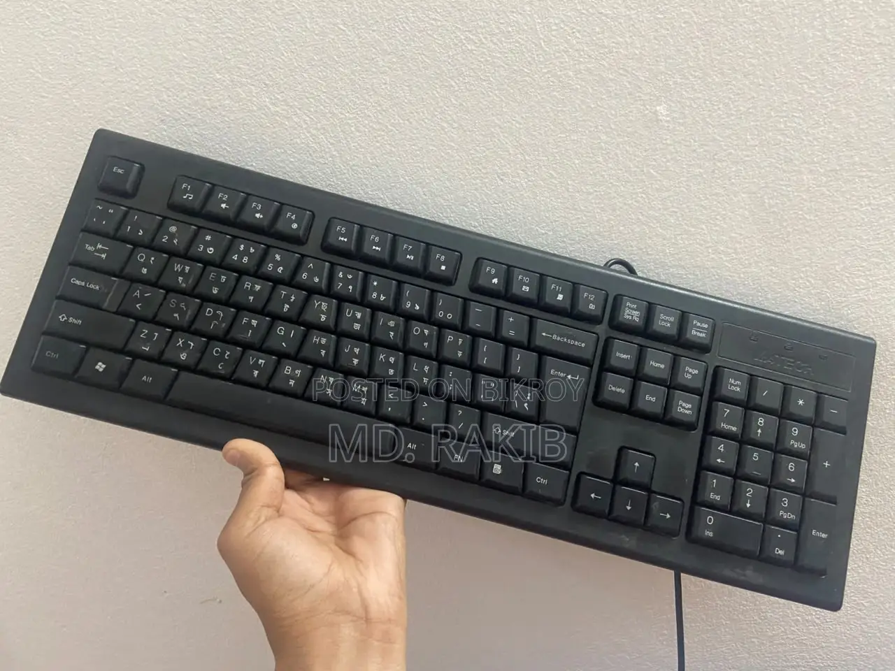 Hik Vision Monitor 22 Inch With Keyboard,Mouse (A4tech),Wifi Blutooth