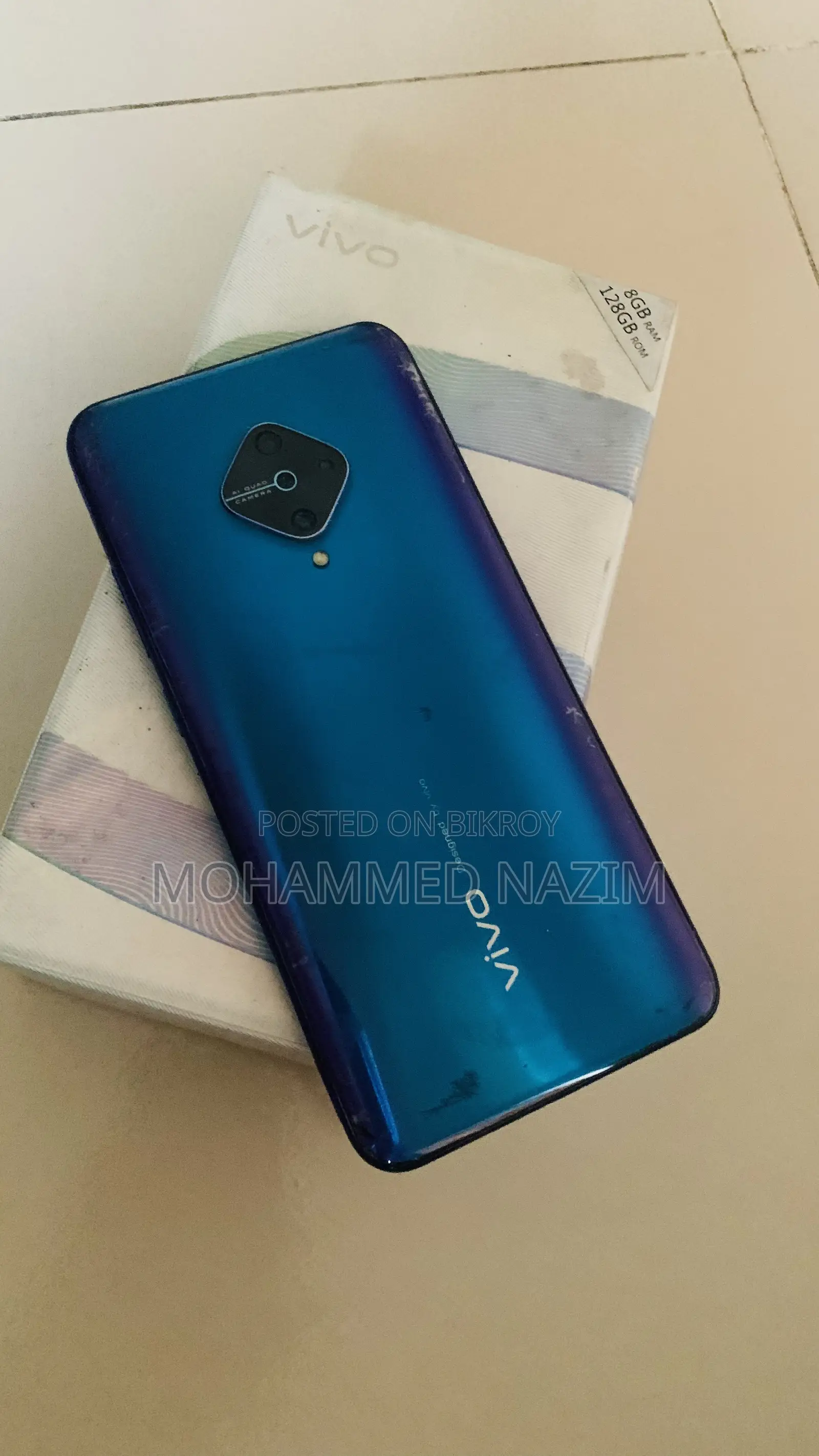 ভিভো এস১ প্রো ১২৮ জিবি ব্লু