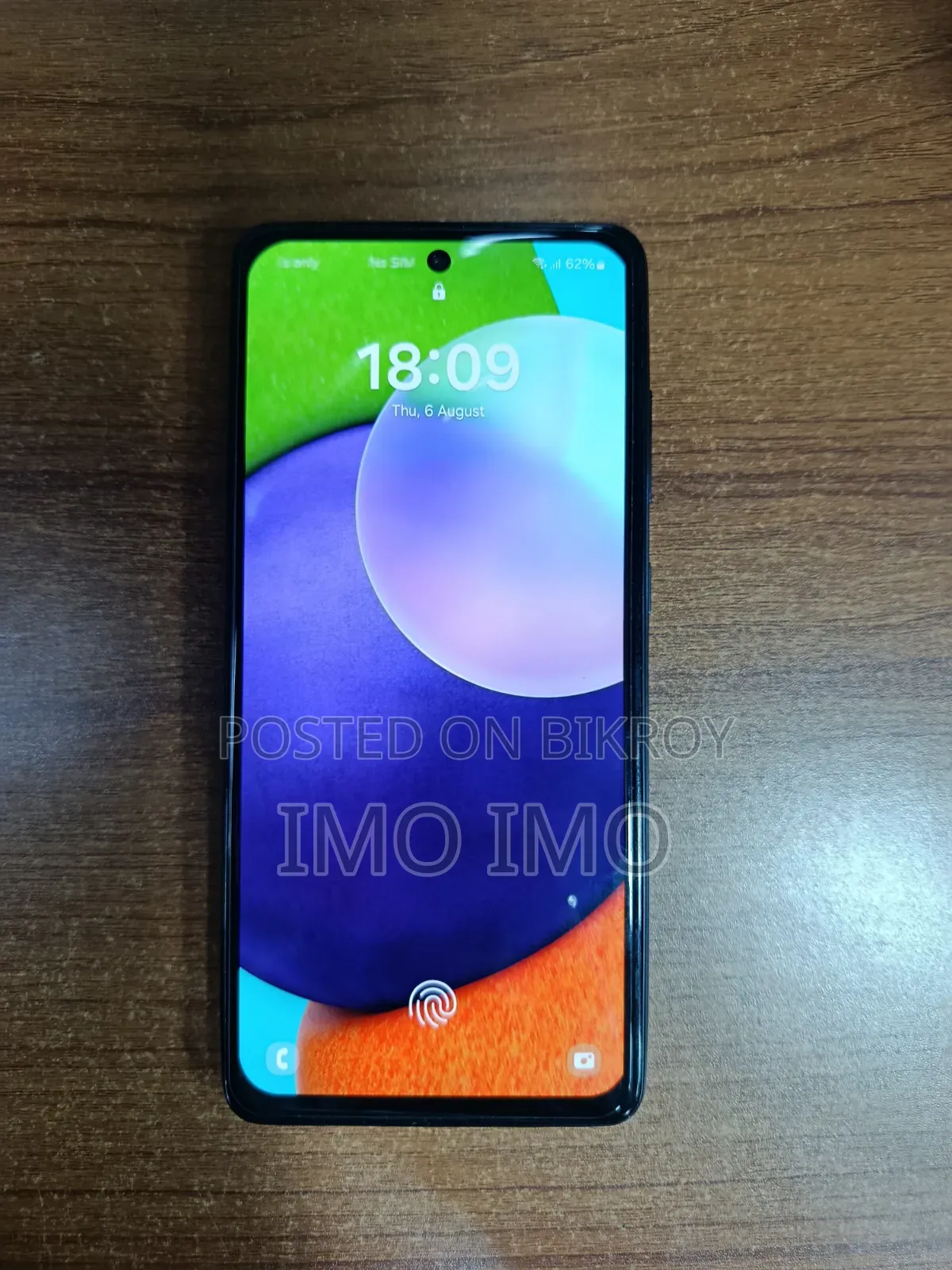 স্যামসাং গ্যালাক্সি এ৫২ ১২৮ জিবি কালো