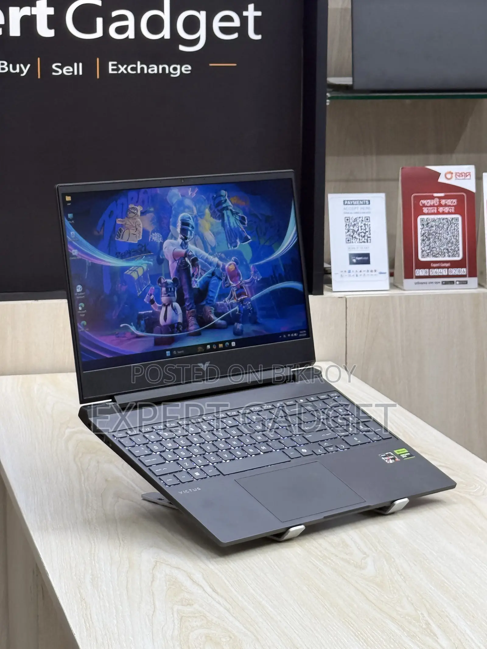 Laptop HP Victus 15 8GB AMD Ryzen 7 SSD 512GB