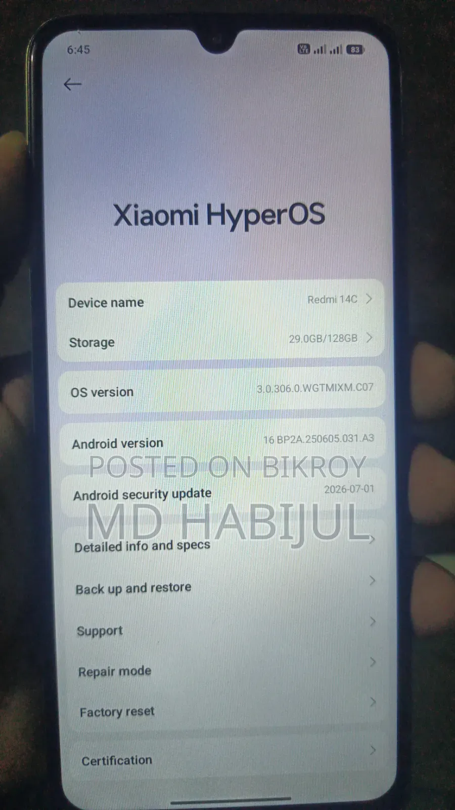 Xiaomi Redmi 14C 128 GB