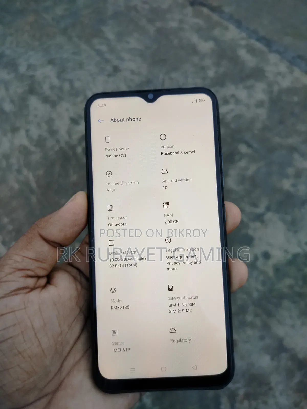 Realme C11 32 GB Black