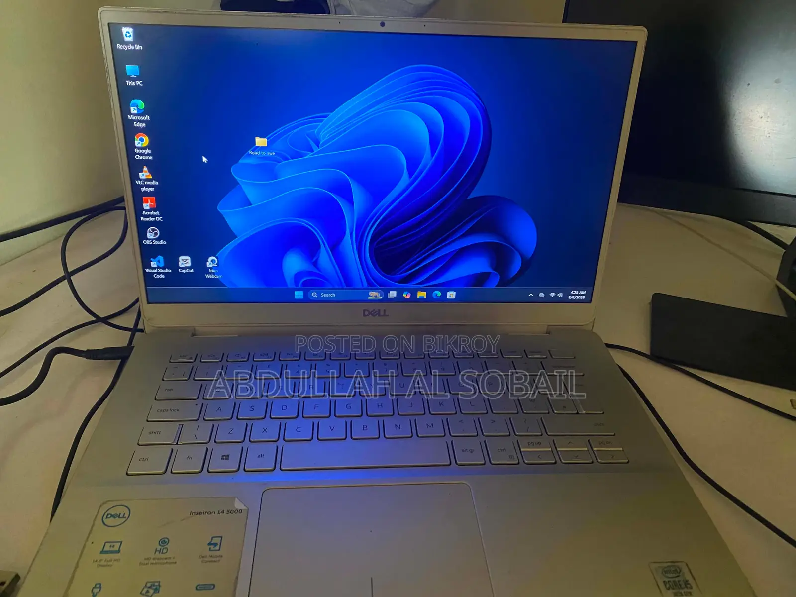Laptop Dell Inspiron 14 5000 8GB Intel Core i5 SSD 512GB
