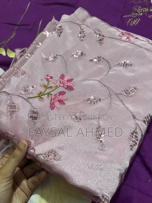 থ্রি পিস এমব্রয়ডারি এবং সিকোয়েন্স