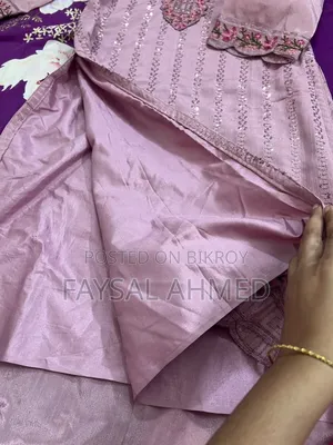 থ্রি পিস এমব্রয়ডারি এবং সিকোয়েন্স