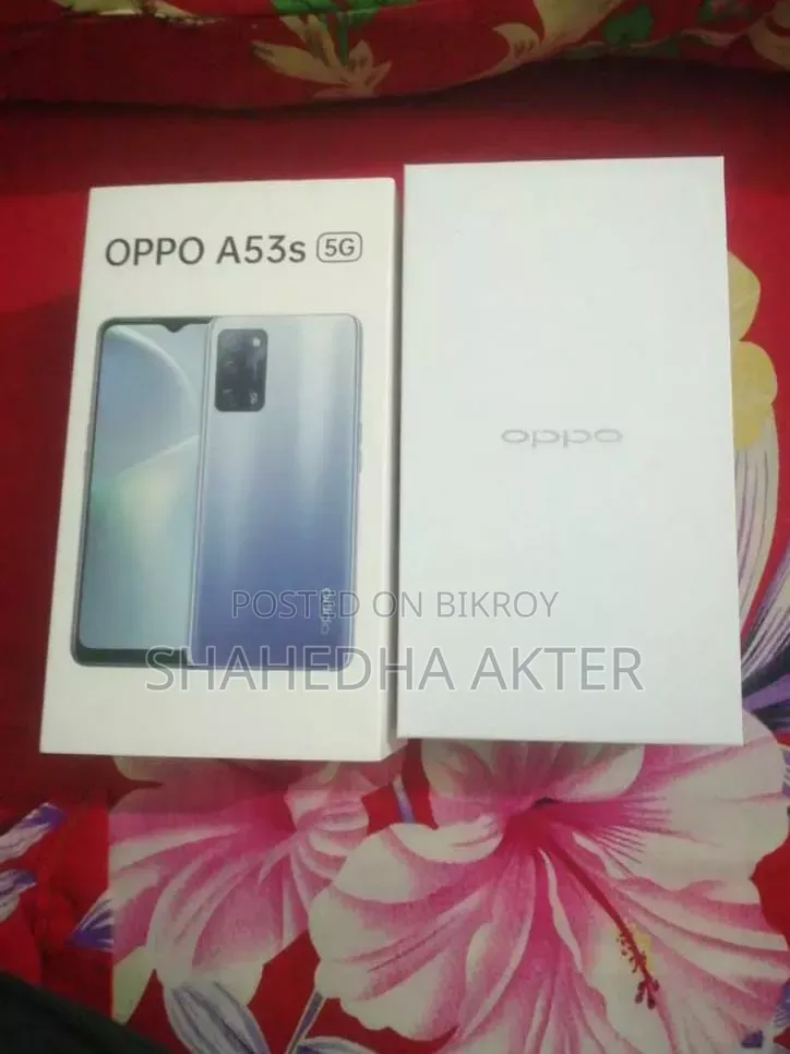 নতুন অপো এ৫৩এস ৫জি ১২৮ জিবি নীল