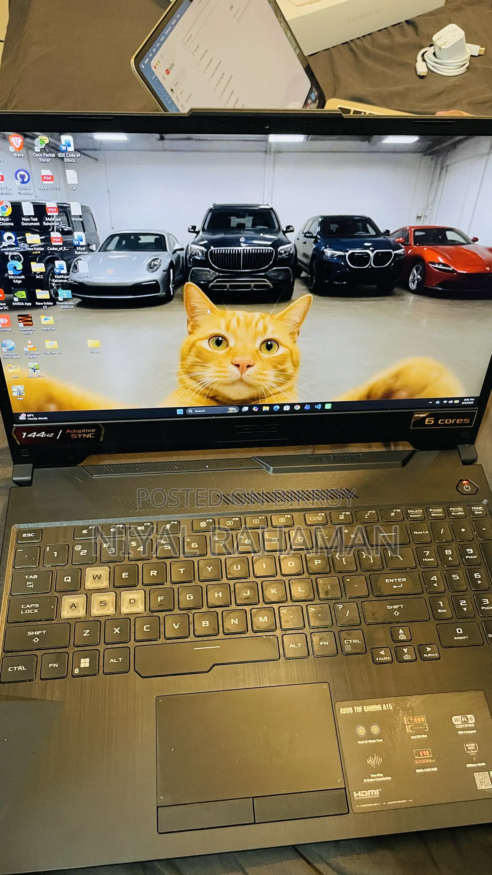 Laptop Asus TUF Gaming A15 8GB AMD Ryzen 5 SSD 512GB
