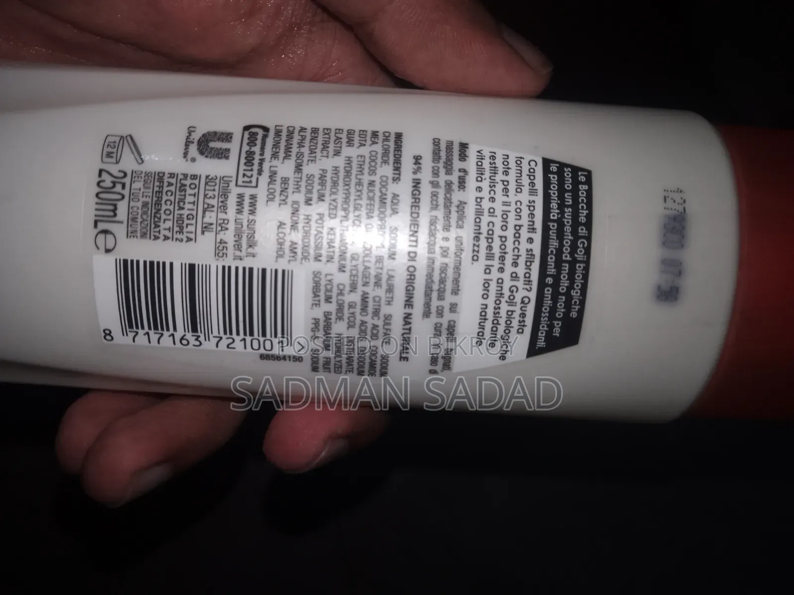 2 Shampoos Imported From Italy