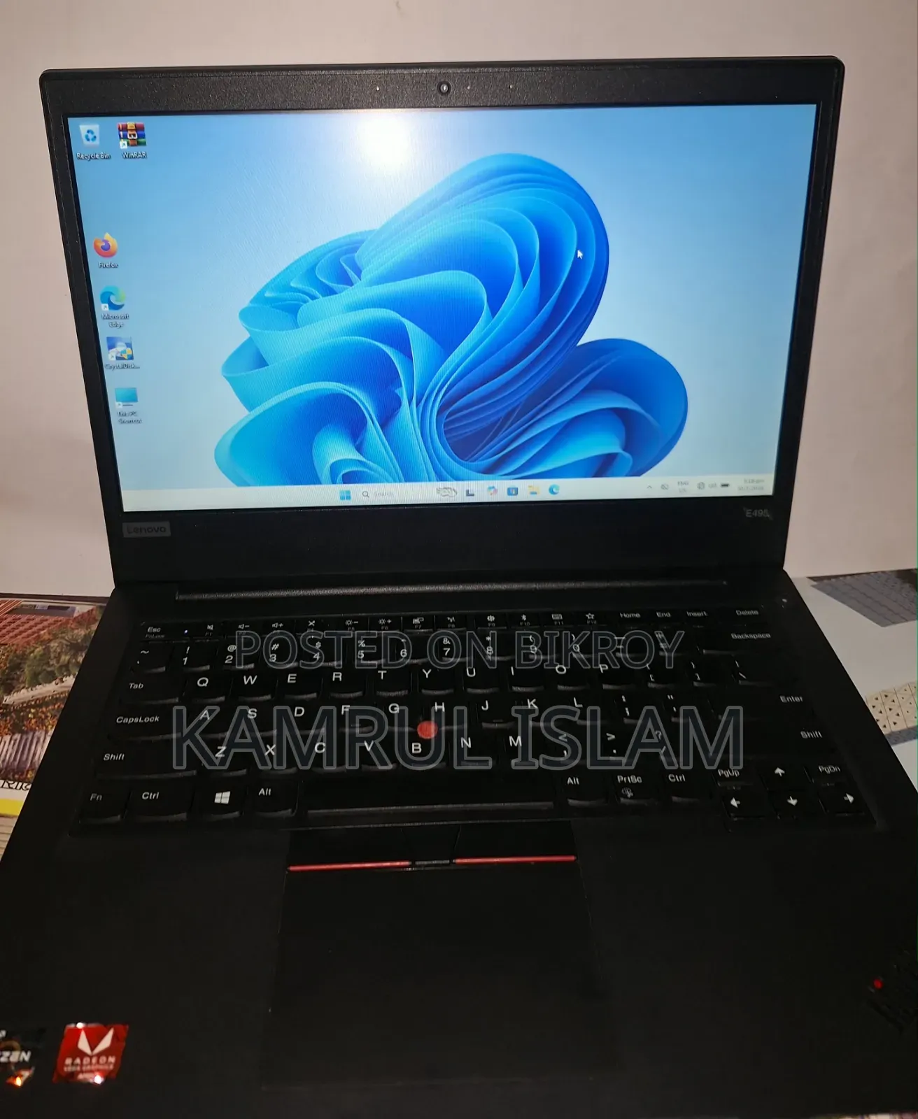 Laptop Lenovo ThinkPad E495 16GB AMD Ryzen 7 HDD+SSD 2TB