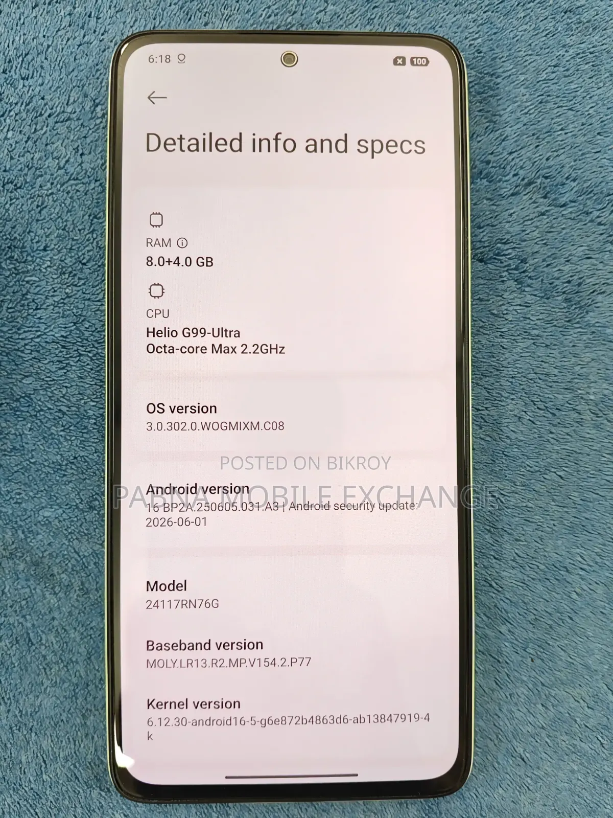 Xiaomi Redmi Note 14 4G 256 GB Green