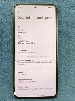 Xiaomi Redmi Note 14 4G 256 GB Green