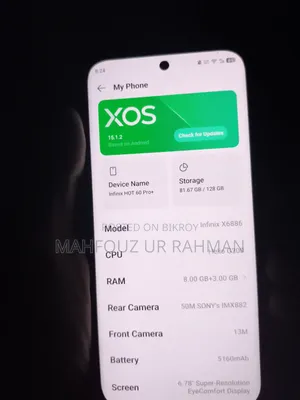 Infinix Hot 60 Pro+ 128 GB Black