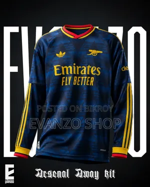 Arsenal New Away Kit Player Edition