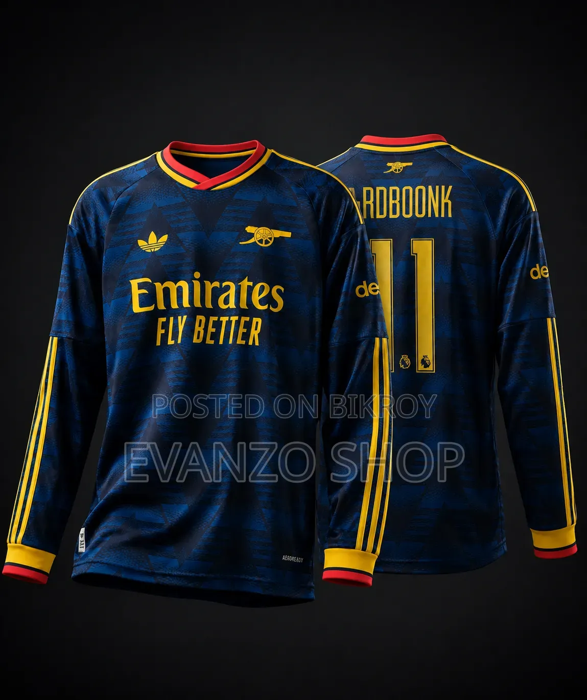 Arsenal New Away Kit Player Edition