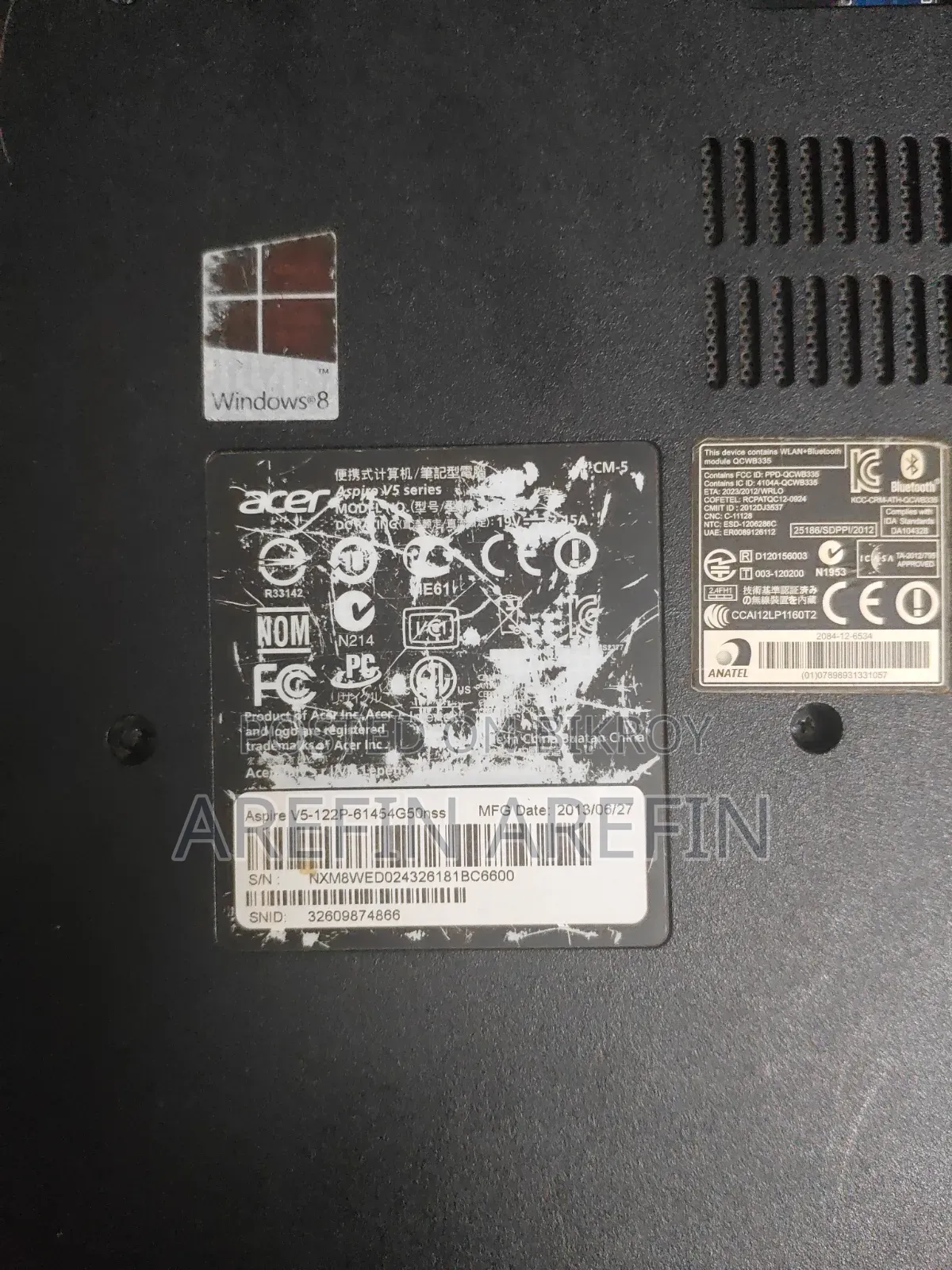 Laptop Acer Aspire V5 4GB AMD A6 HDD 500GB