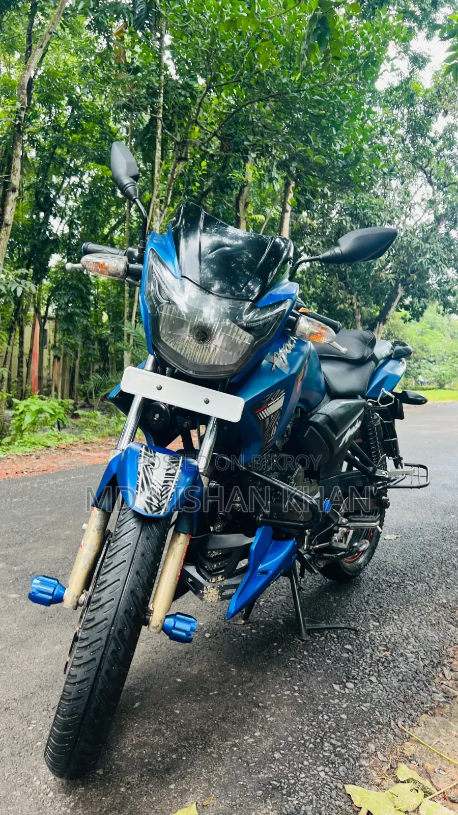 TVS Apache RTR 160 2V 2017 Blue