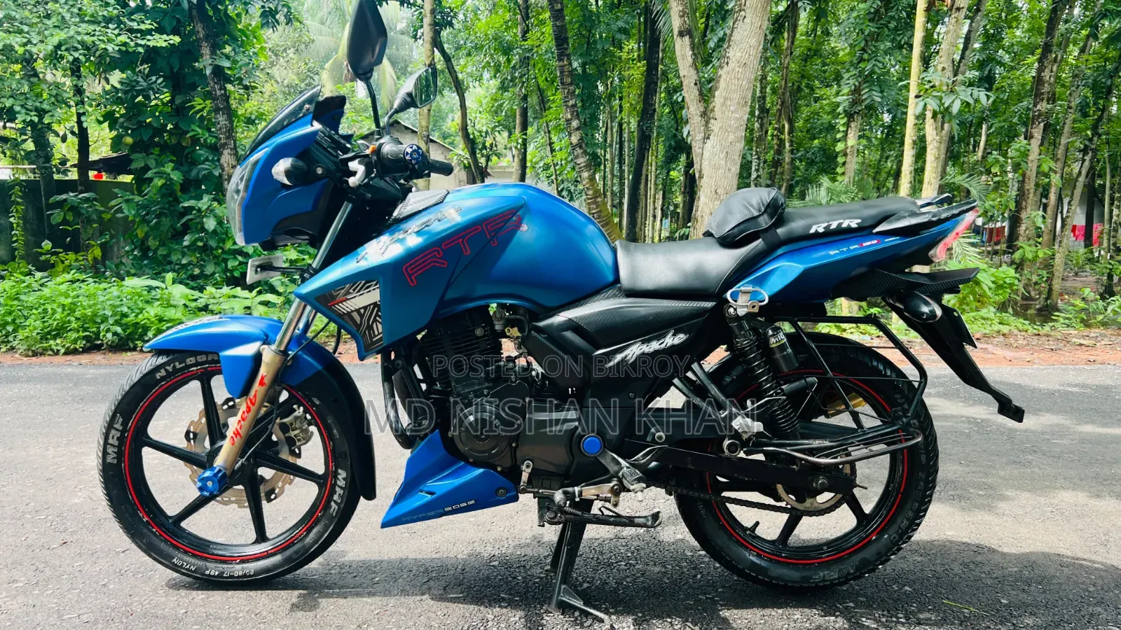 TVS Apache RTR 160 2V 2017 Blue