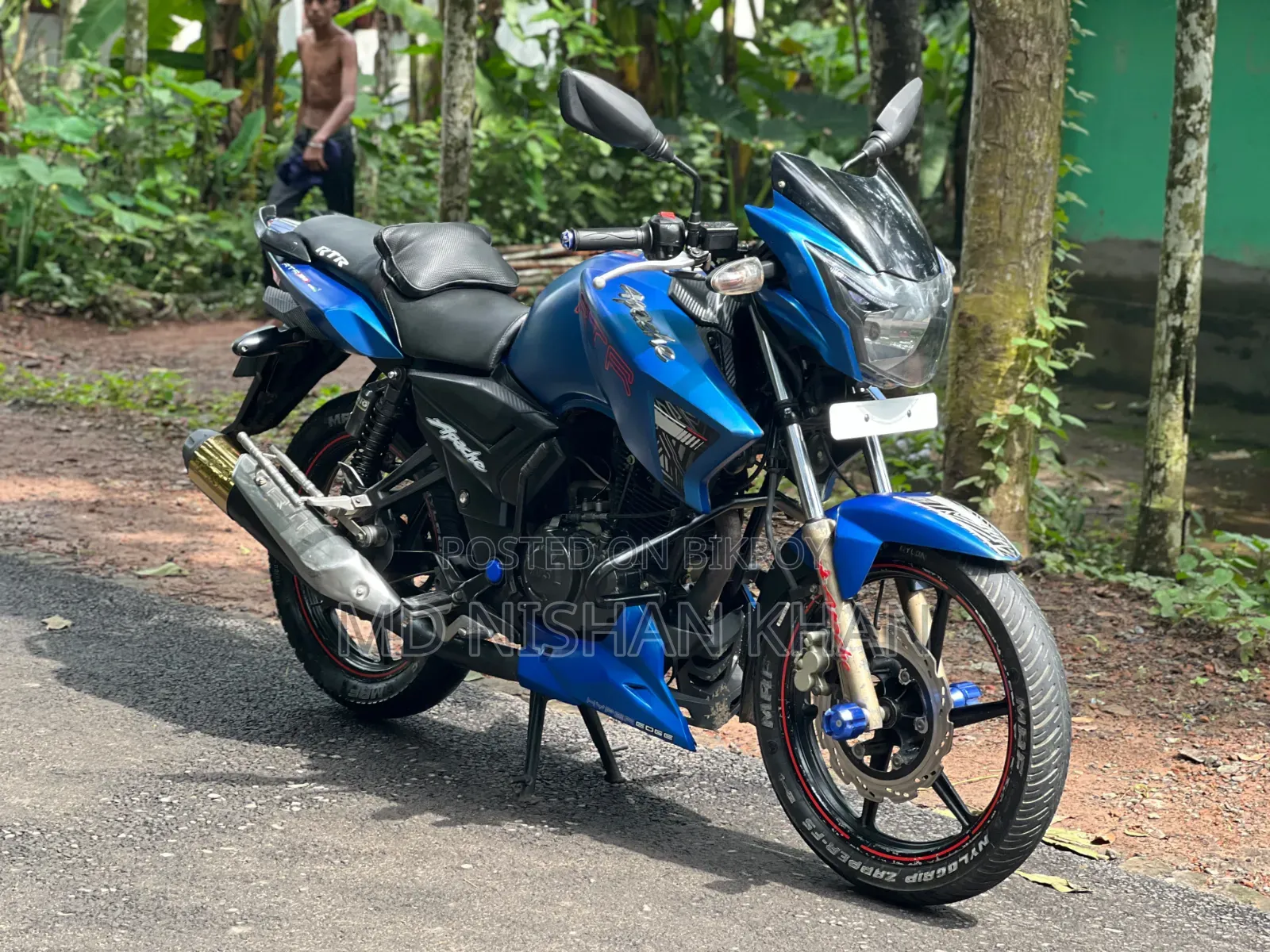 TVS Apache RTR 160 2V 2017 Blue