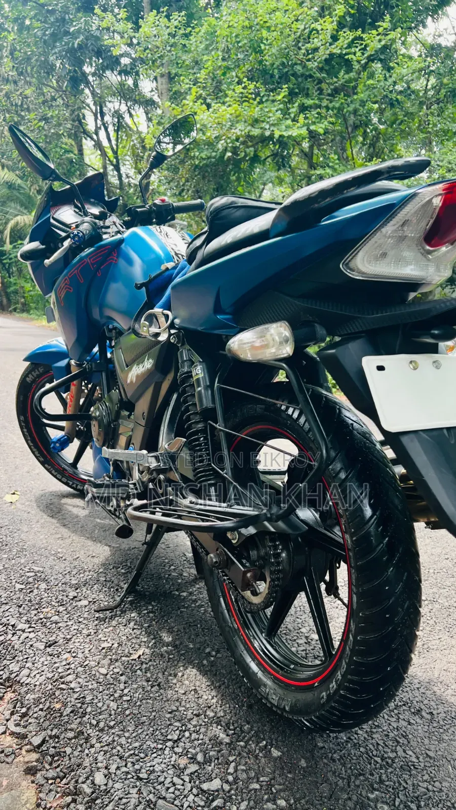 TVS Apache RTR 160 2V 2017 Blue