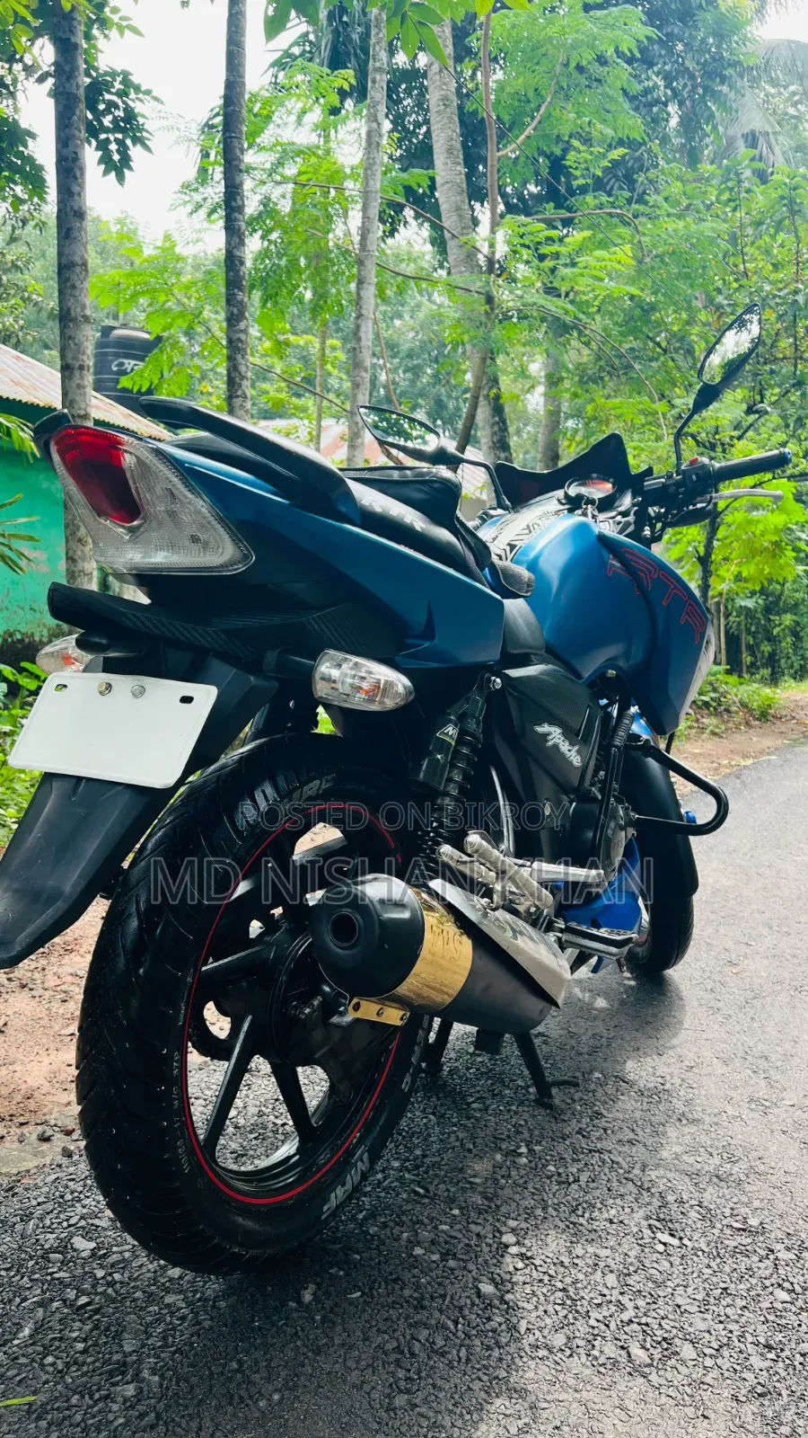 TVS Apache RTR 160 2V 2017 Blue