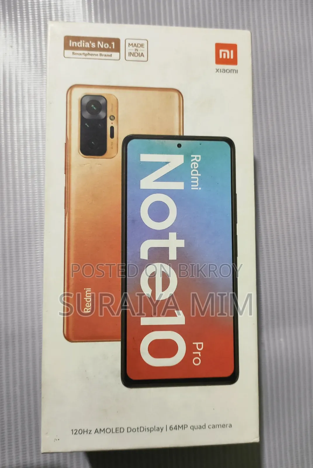 Xiaomi Redmi Note 10 Pro 128 GB ব্রোঞ্জ