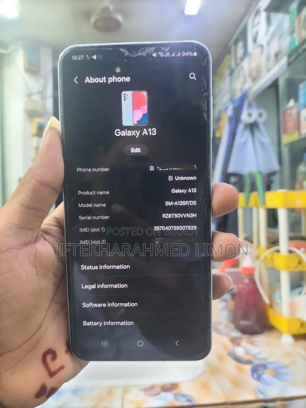 Samsung Galaxy A13 64 GB Green