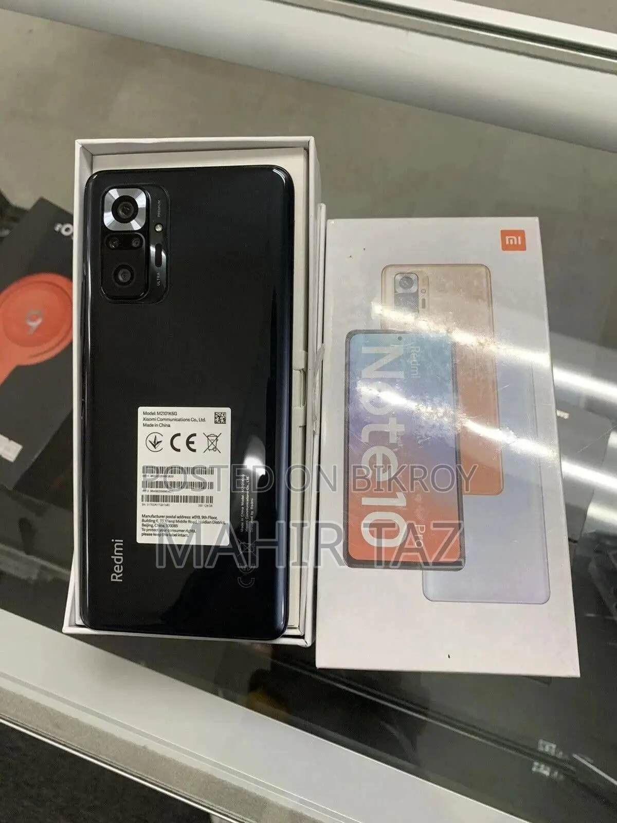 শাওমি রেডমি নোট ১০ প্রো ১২৮ জিবি ব্ল্যাক