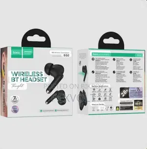 HOCO EQ2 Bluetooth 5.3 TWS Wireless Earbuds Black