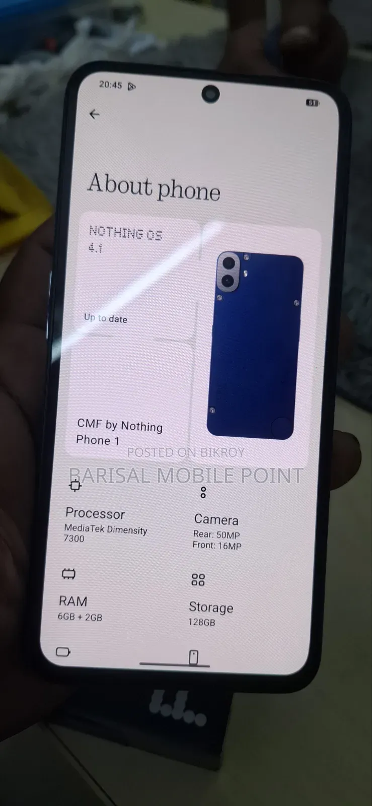 Nothing Phone CMF Phone 1 128 GB Blue