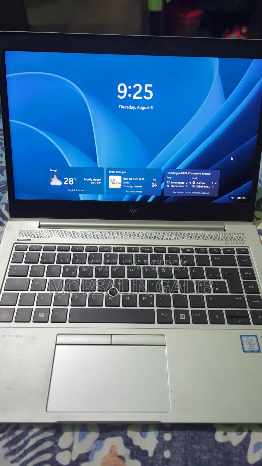 Laptop HP EliteBook 840 G6 8GB Intel Core I5 SSD 256GB