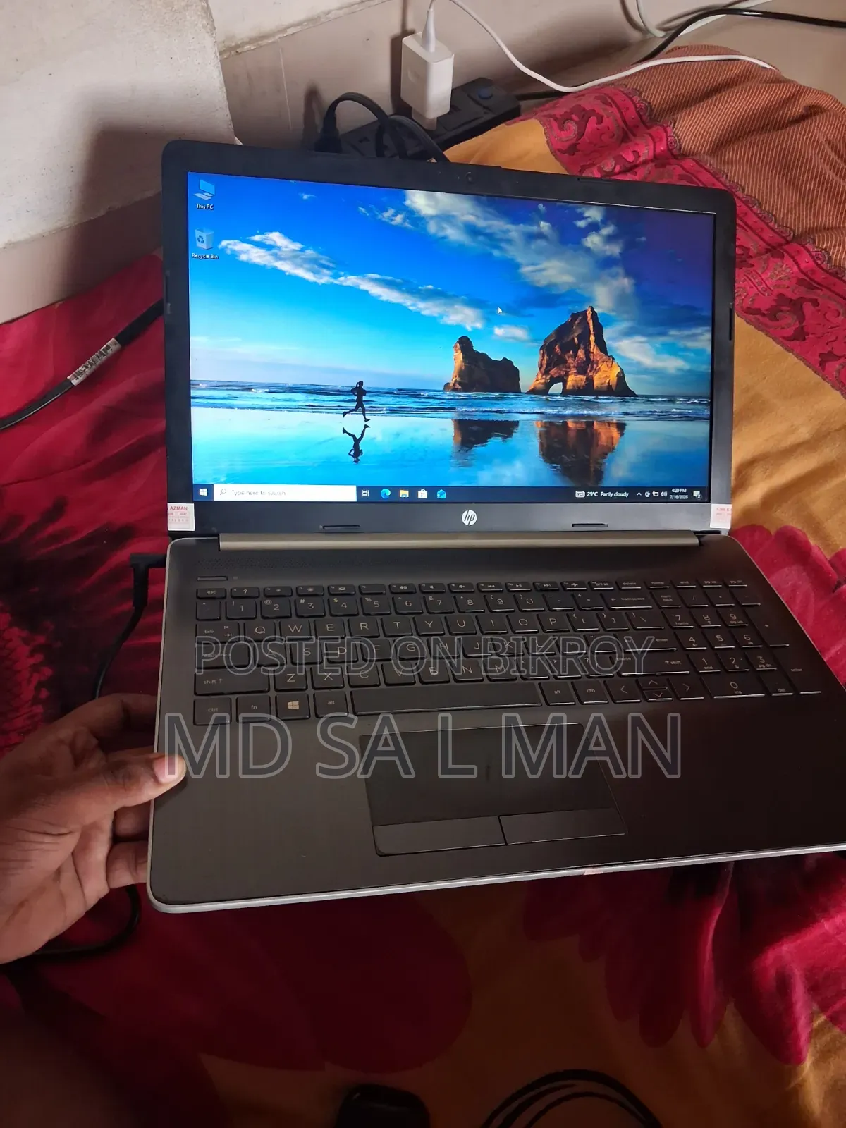 Laptop HP 15-Da2933nia 8GB Intel Core I5 SSD 256GB